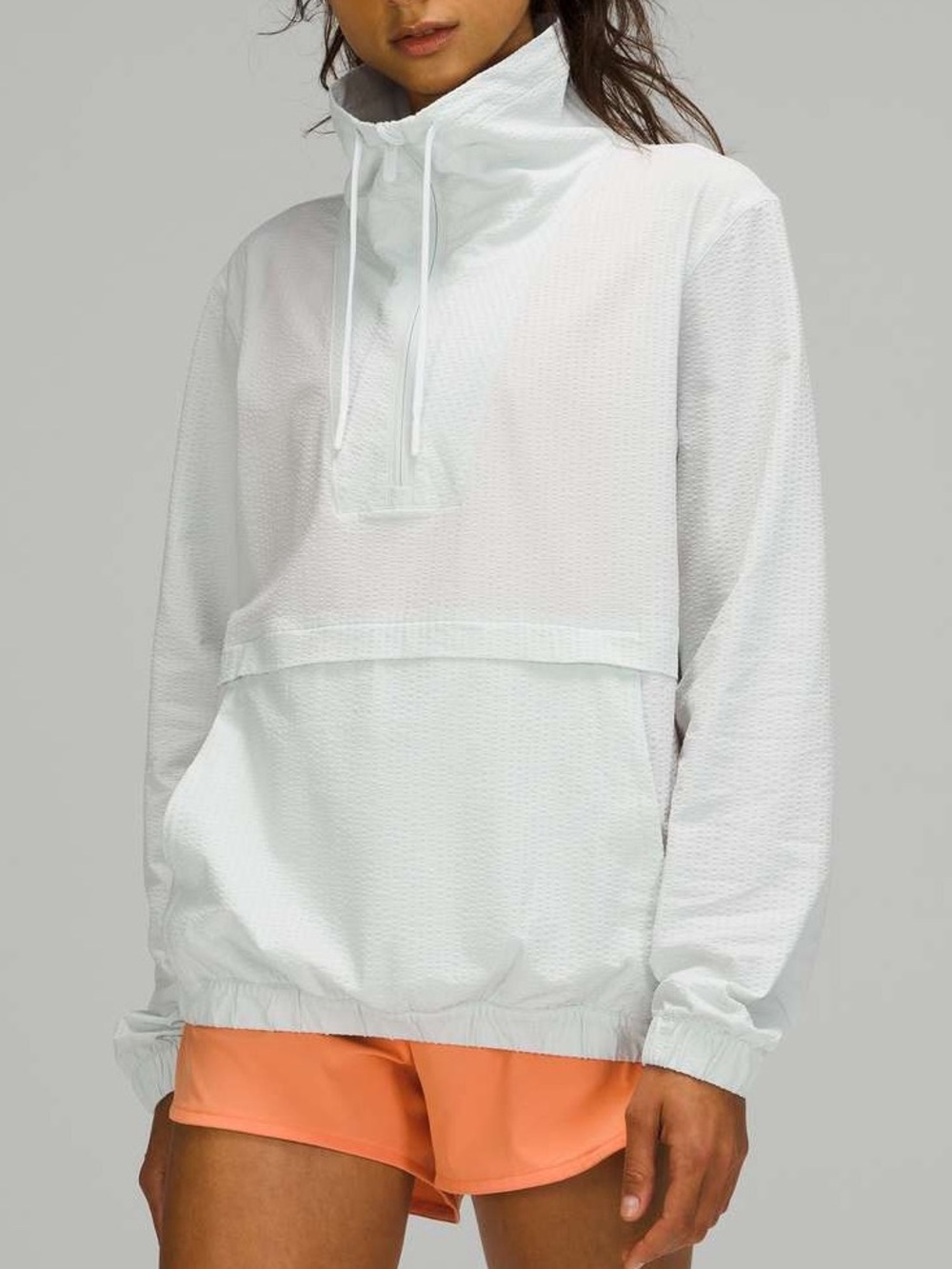 Lululemon Pack Light Pullover Windbreaker Jacket 8 Textured Athleisure Active